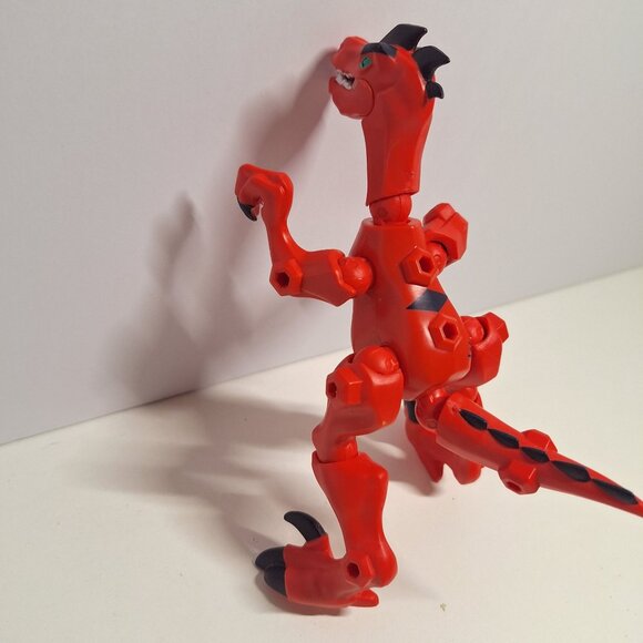 Jurassic World Hero Mashers Velociraptor Red & Black Dinosaur Hasbro Mix Match - Picture 3 of 7